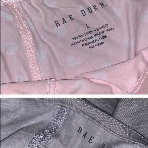 Rae Dunn Heart Breaker PJ set various sizes - Picture 2 of 4